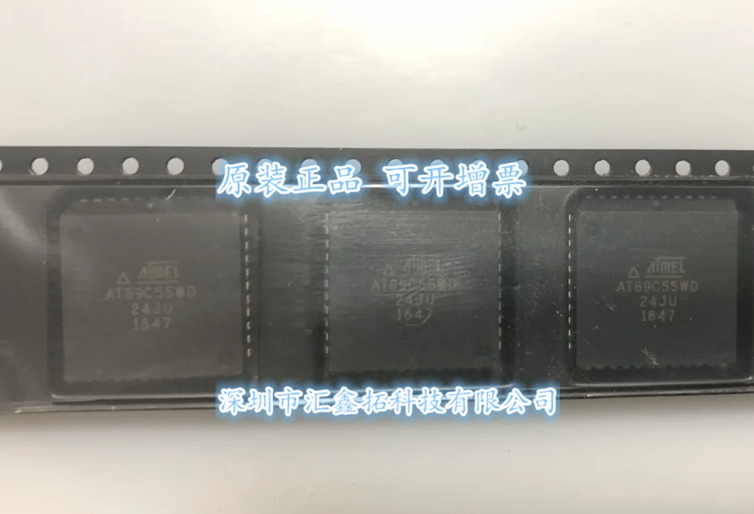 

10 шт./лот AT89C55WD AT89C55WD-24JU AT89C55 PLCC44