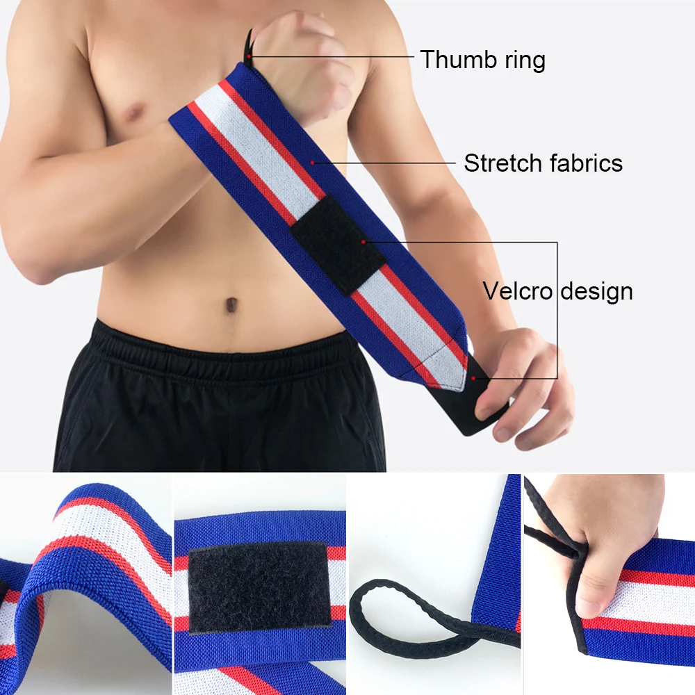 1 шт. манжет для поддержки запястья руки вес тренажерный зал обучение Скоба ремни