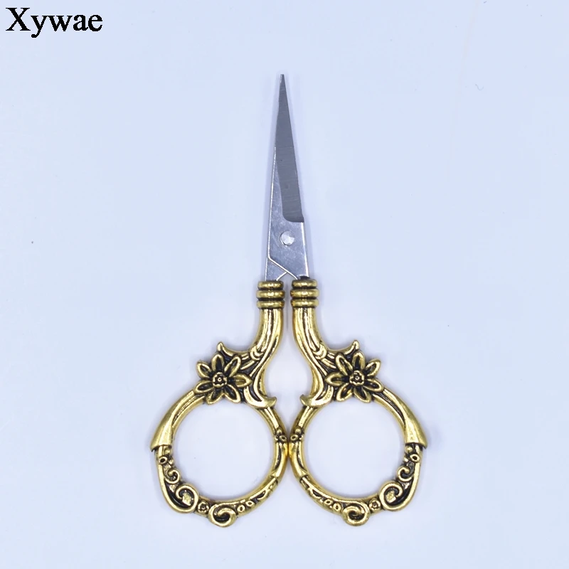 Винтажные ножницы для шитья резки рукоделия вышивки ткани ретро небольшие