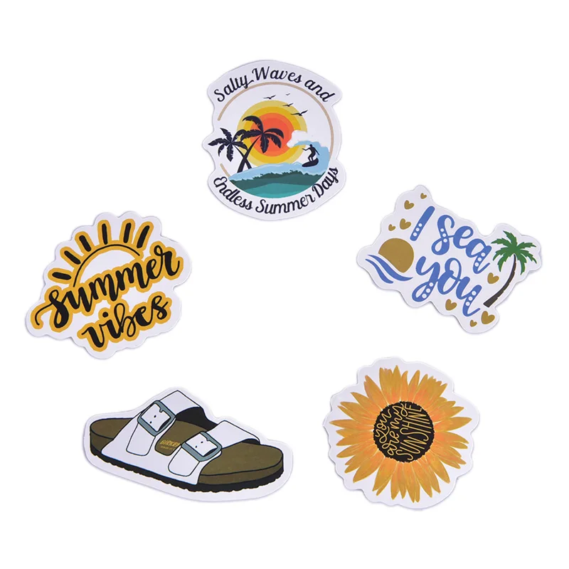 50 шт./компл. наклейки с пейзажем для кемпинга на открытом воздухе альпинизма