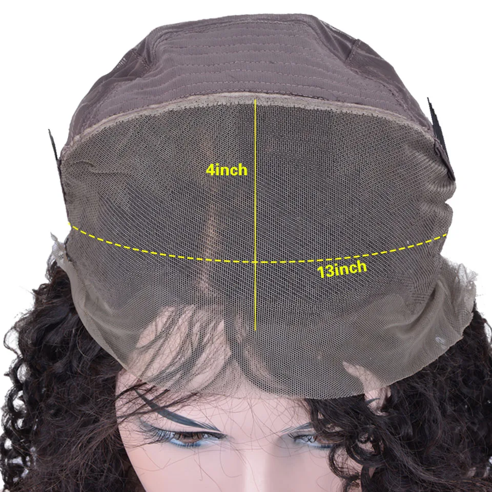 Короткие кудрявые парики из натуральных волос предварительно сорванные с