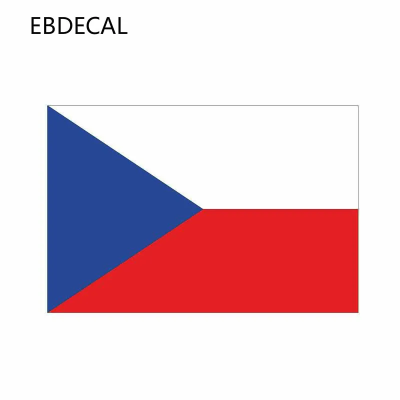 Ebdeckle креативный Чешский флаг для Авто/бампер/окно/наклейка на стену наклейки DIY