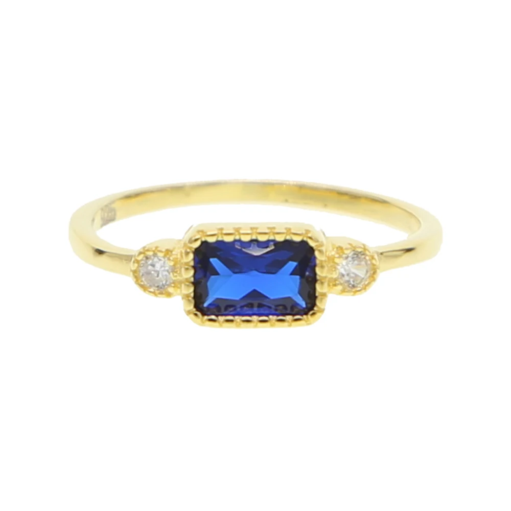 Лидер продаж 3 камня дизайнерская модель искусственная кожа серебро vermeil