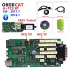 OBDIICAT черный TCS PRO Полный комплект с Чехол 2020,232017,3 Keygen VCI сканер V3.0 PCB 9241 BT OBD2 диагностический сканер инструмент