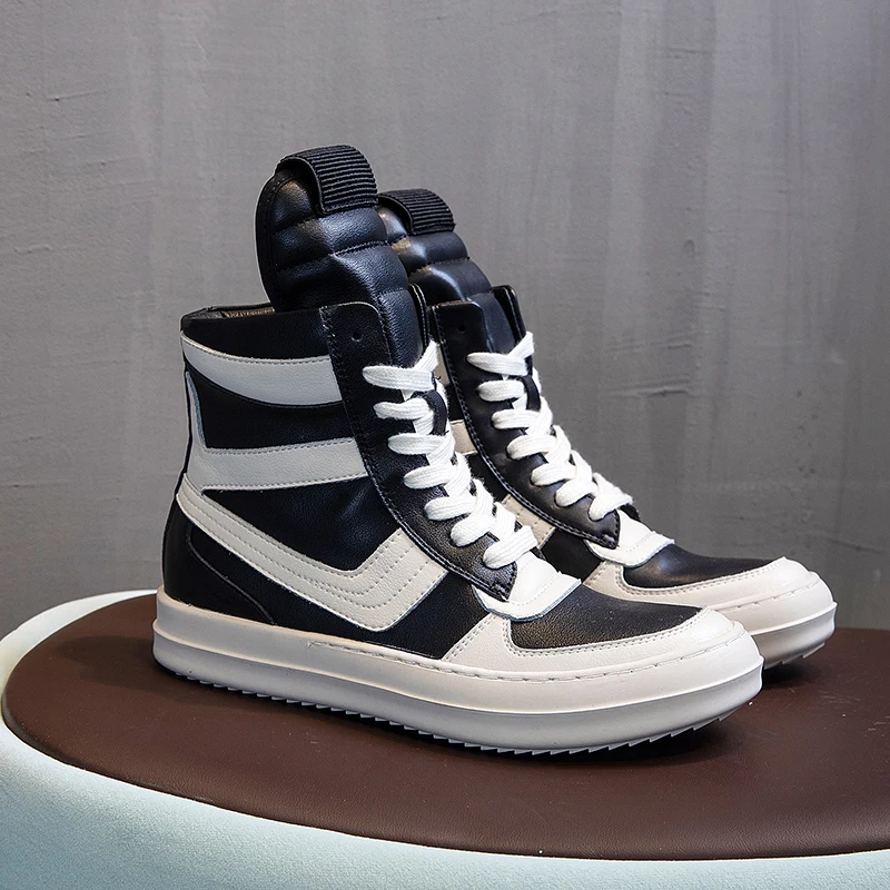 2021 модные трендовые кожаные женские ботинки повседневные на шнуровке женская