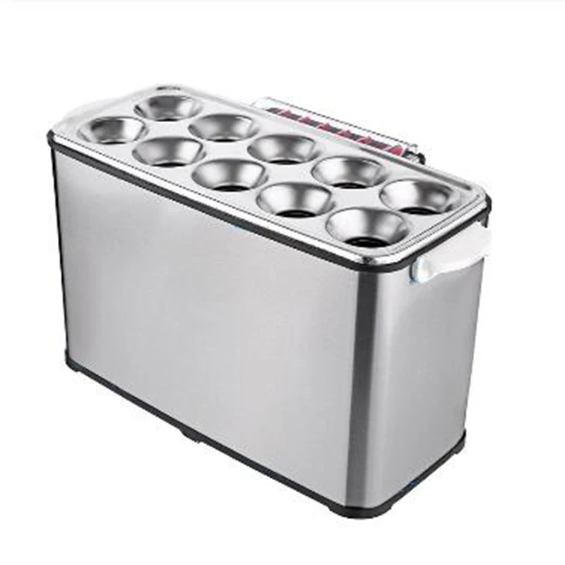 10 трубок коммерческая машина для яиц колбасы 220 В автоматическая приготовления