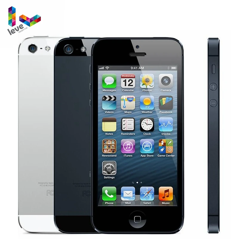 Смартфон Apple iPhone 5 мобильный телефон 16/32/64 Гб ПЗУ экран 4 0 дюйма 8 Мп Wi-Fi GPS IOS Bluetooth 1 3