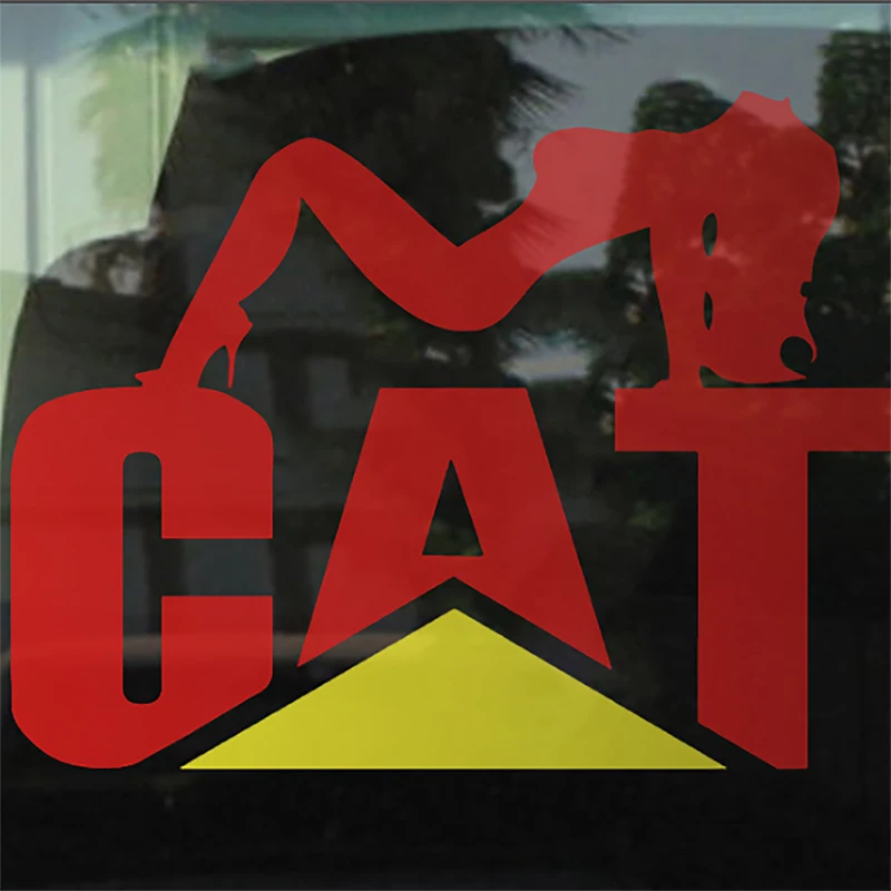 Большая 30x23 см кошка стикер цыпленок наклейка гусеница Ute - Cut Винил | Игрушки и