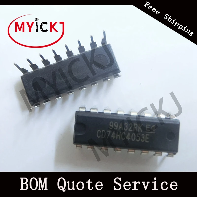 10 шт. CD74HC4053E высокоскоростной CMOS логический аналоговый