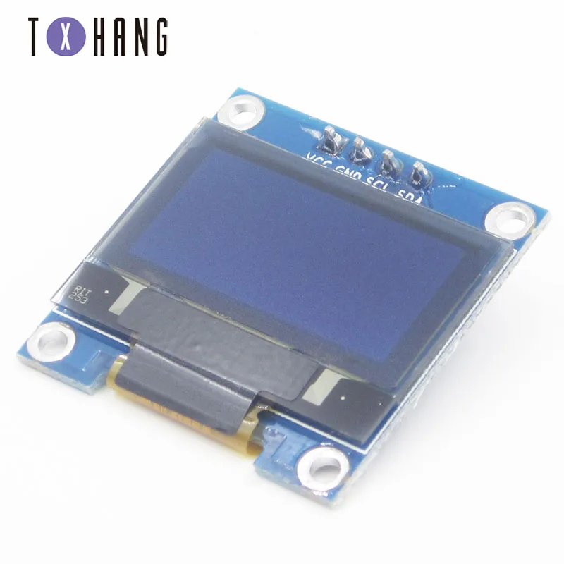 2 шт. SSD1306 7Pin 0 96 &quot-белый топ с o-образным светодиодный доска 128X64 O ЖК-дисплей