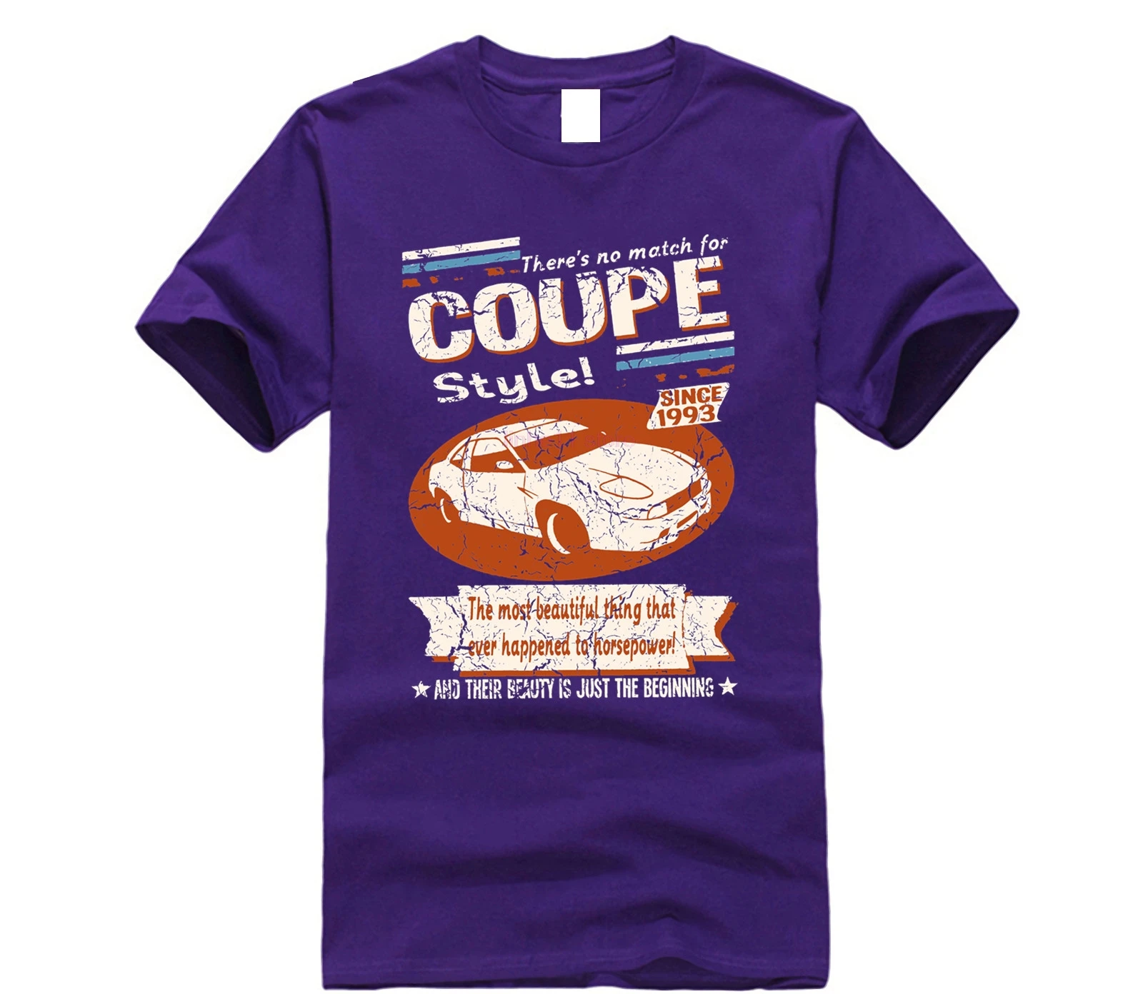 Fiat Coupe 1993 Estilo Retro Hombres Camiseta Autom | Мужская одежда