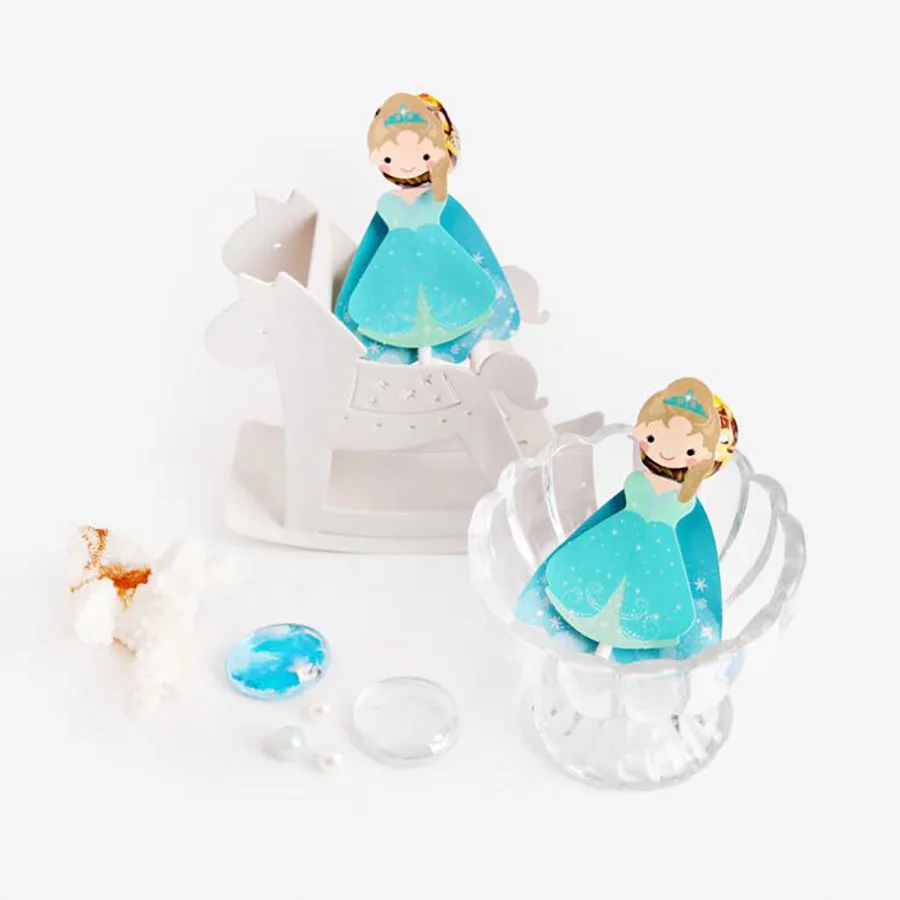 48 шт. Золушка мультфильм персонаж День Рождения украшения для леденец детей