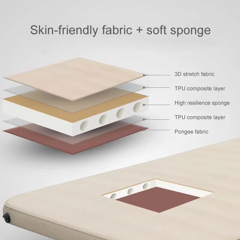 Самонадувающийся коврик компактная складная кровать для сна уличный кемпинга и