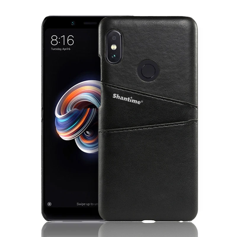 Для Xiao mi Red mi 6 Pro mi A2 Lite чехол для телефона из искусственной кожи для Xiao mi Red mi Note 5 Pro Чехол для Xiaomi mi 6X mi A2 деловой чехол - Цвет: BLACK