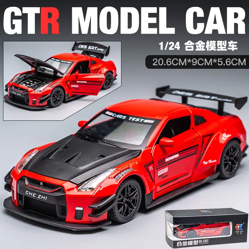 

1:32 NISSAN GTR R35 Race Alloy Car Model Diecasts & Toy Vehicles Toy Cars Collection High Simulation For Children Gifts Boy