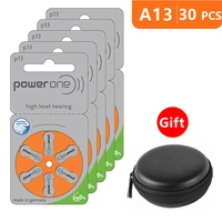 hearing aid batteries size 13 za power onepack of 30orange tab pr48 1 45v type a13 au 6nh zinc air battery p13 with box case