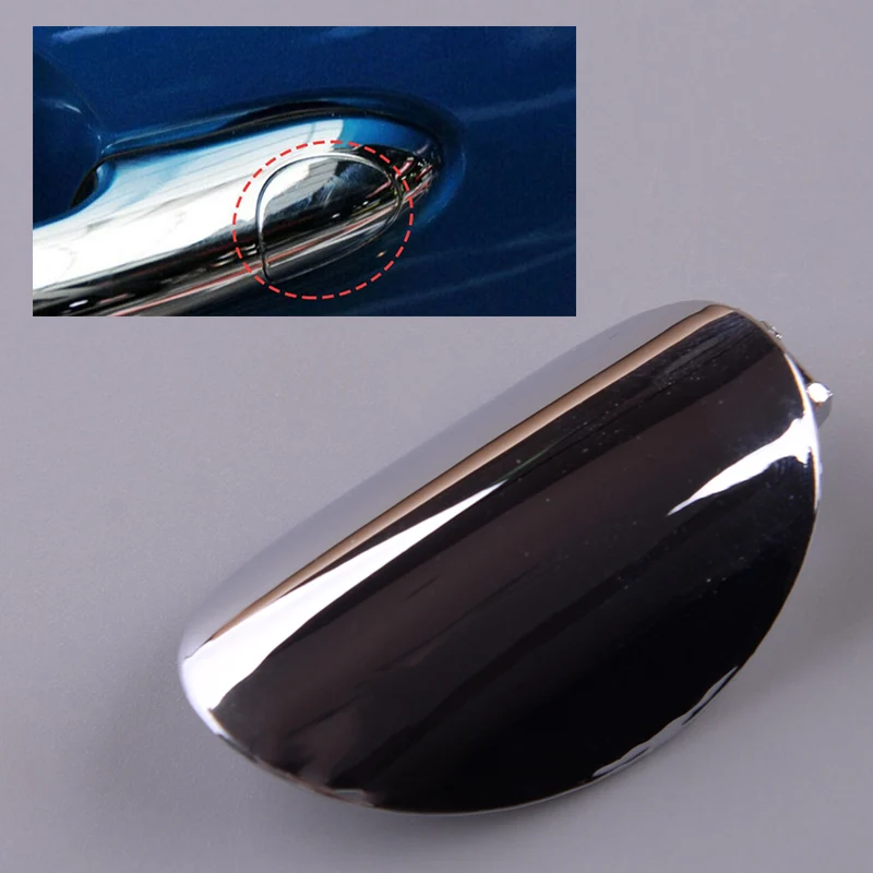 

Chrome Door Handle Lock Key Hole Cover Trim Decor Car ABS Fit For Mini Cooper F55 F56 2013 2014 2015 2016 2017 2018 2019