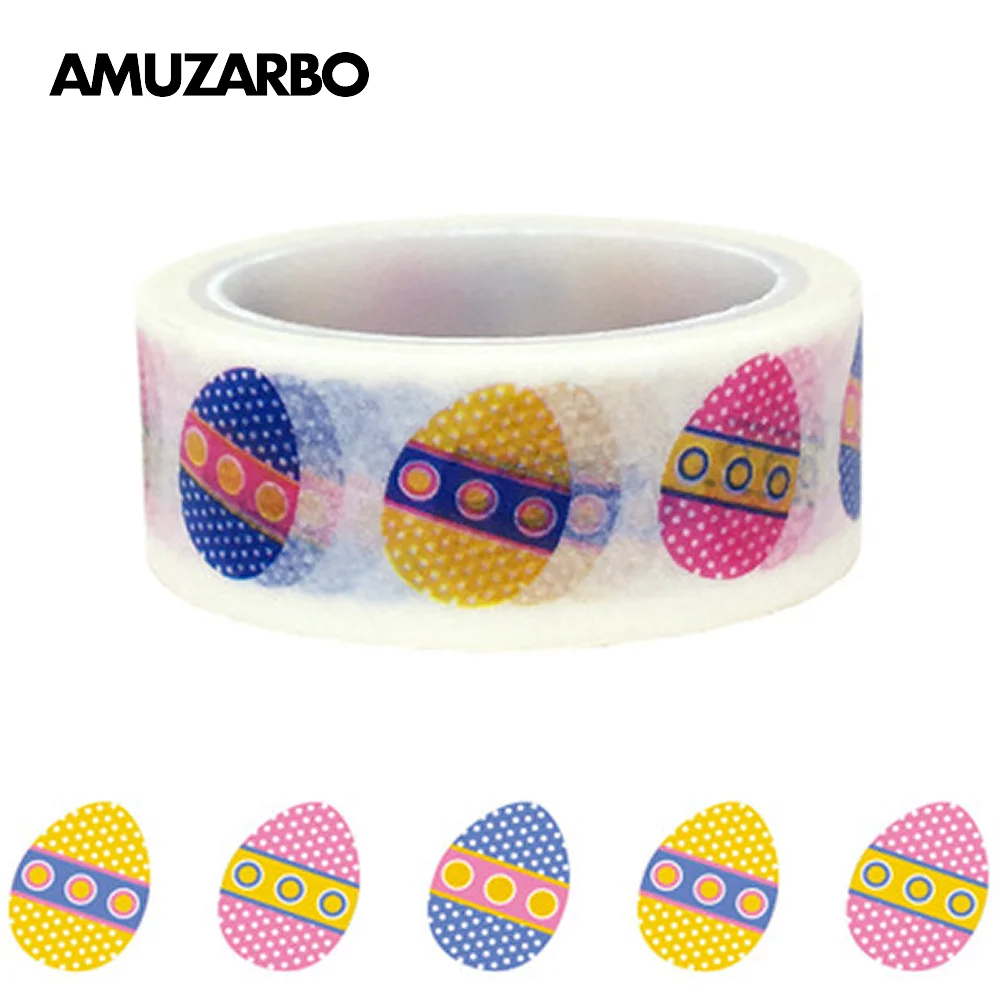 Пасхальное яйцо Васи-лента 1 5 см * м цветная перезаписываемая ручная клейкая