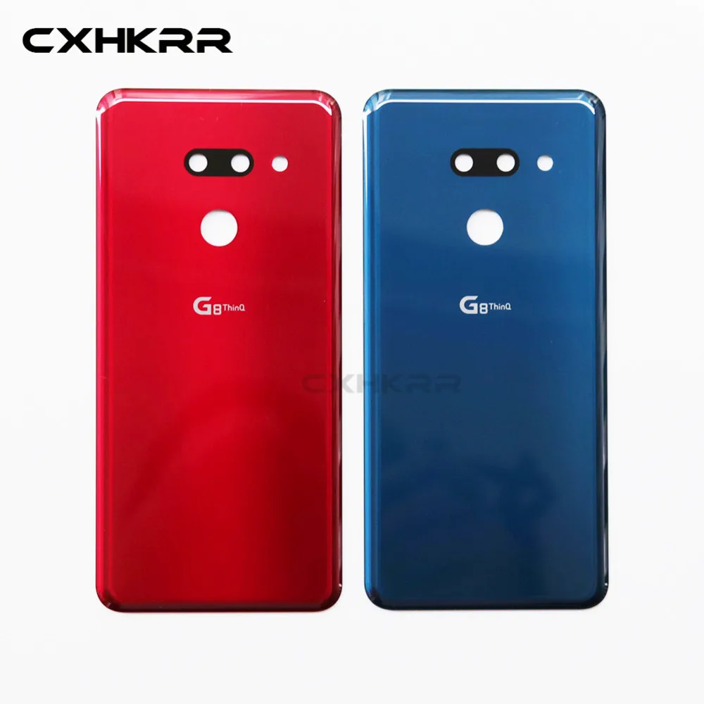 Стекло Батарея крышка для LG G8ThinQ сзади Корпус задний Чехол с клей Запасная часть |