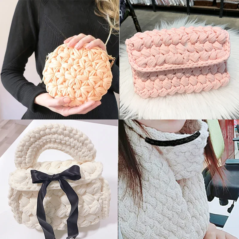 30/60 ярдов эластичный шнур/галстук 100% переработанный для садовых поделок вязание