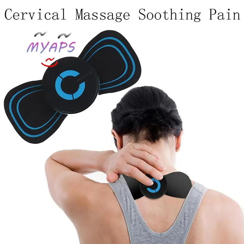 

Ems Mini Electric Massager Stimulator Pain Relief Neck Back Leg Health Care Relaxation Tool Cervical Portable Massage