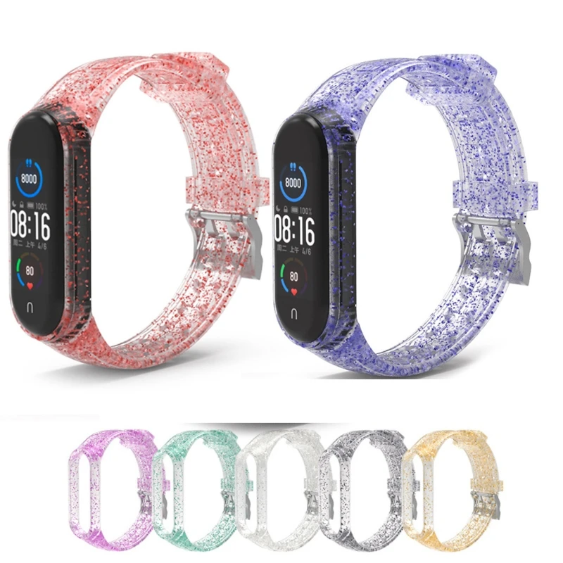 Ремешок силиконовый для фитнес браслета Mi Band 4 3 5|Смарт-аксессуары| |