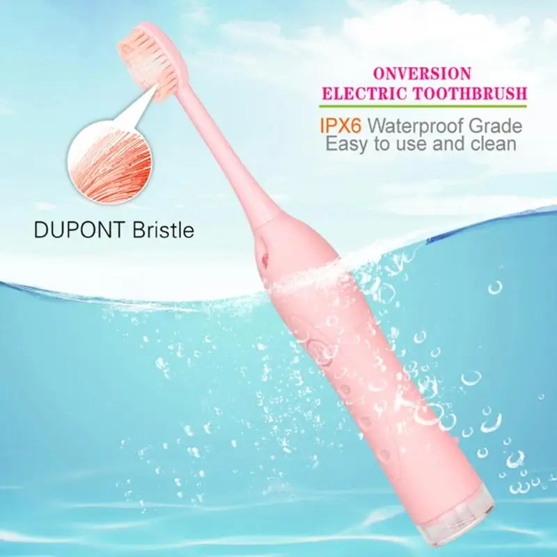 USB Electric Sonic Dental Scaler Waterproof Tooth Cleaner Remover Stains Tartar W/ Toothbrush Heads Mouth Speculum Grinding Head | Красота и