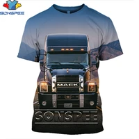 sonspee truck car 3d print hip hop man tshirt fashion overside harajuku short sleeve funny logo men women tops tees shirts homme