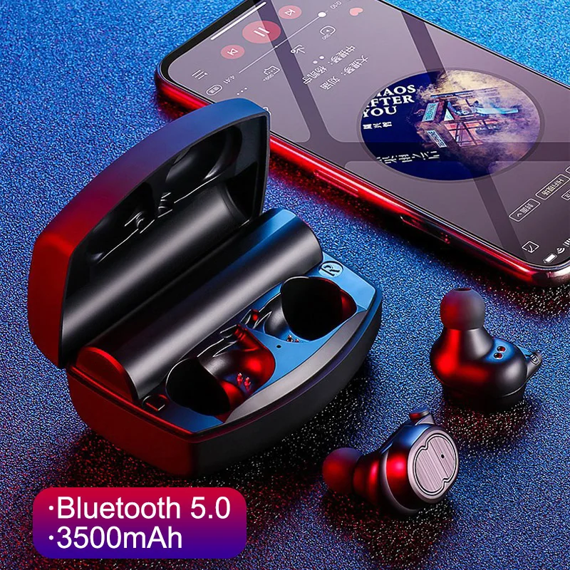 TWS оригинальные 5 0 Bluetooth наушники беспроводные громкая связь вызов с зарядным
