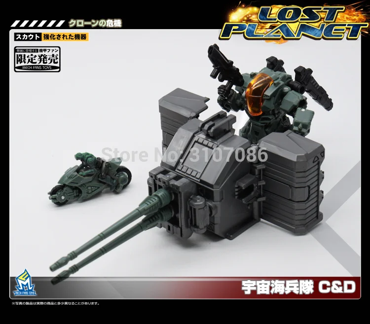 MFT Transformation DA08C & DA09D мощный костюм Diaclone Lost Planet Mech ModFans Cosmic sea Soliders фигурка робота