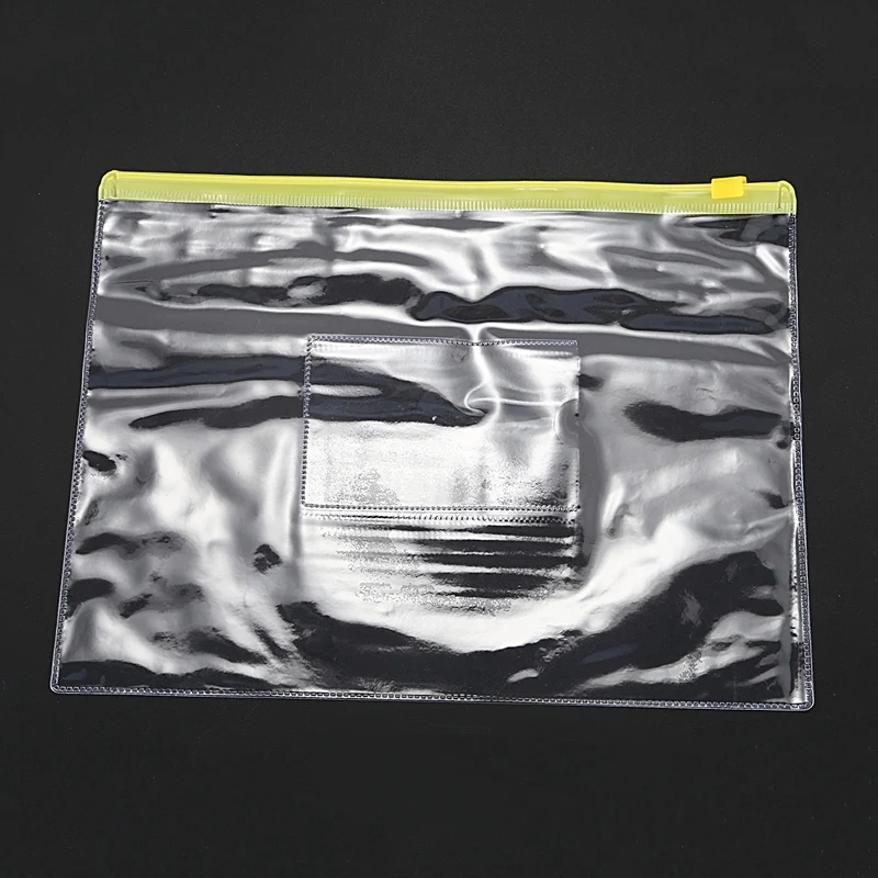 Размер A5 слайдер для карт с застежкой-молнией папки из ПВХ конверты 20 шт.