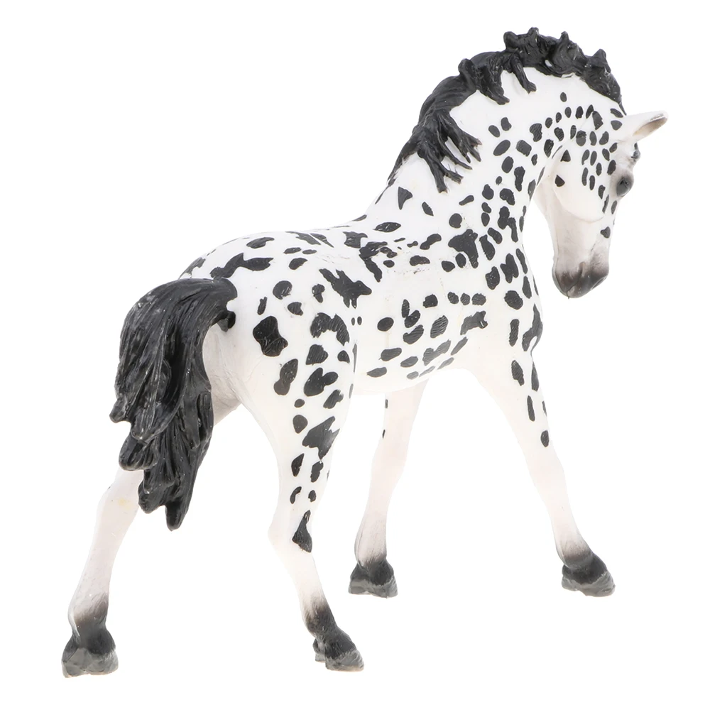 

Plastic Animal Model Figurines Kids Toy Home Decor Appaloosa Spotted Horse