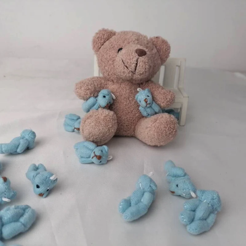 100 шт./лот 3 5 см мини мишка тедди мягкие плюшевые игрушки маленький медведь