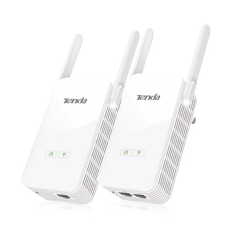 1 пара Tenda PH3 PH15 1000 Мбит/с powerline сетевой адаптер, AV1000 Ethernet ПЛК адаптер переменного тока, высокая совместимость с IPTV, Homeplug AV2