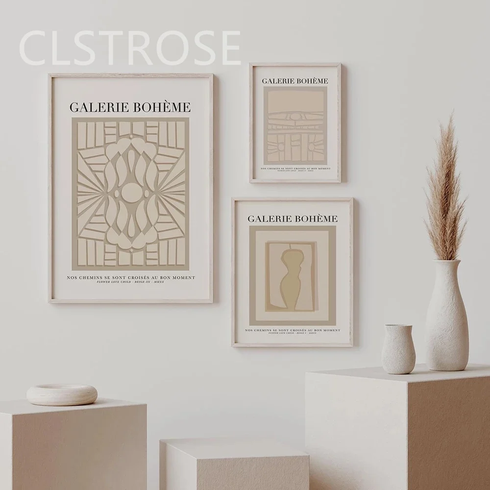 

Canvas Painting Wall Decor Nordic Poster and Print Home Decoration Abstract Portrait Line Figure Wall Art Painting for Bedroom