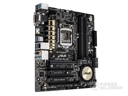 Bestellen ASUS H97M-PLUS DDR3 LGA 1150 USB 3,0 I3 I5 I7 32GB Verwendet Motherboard