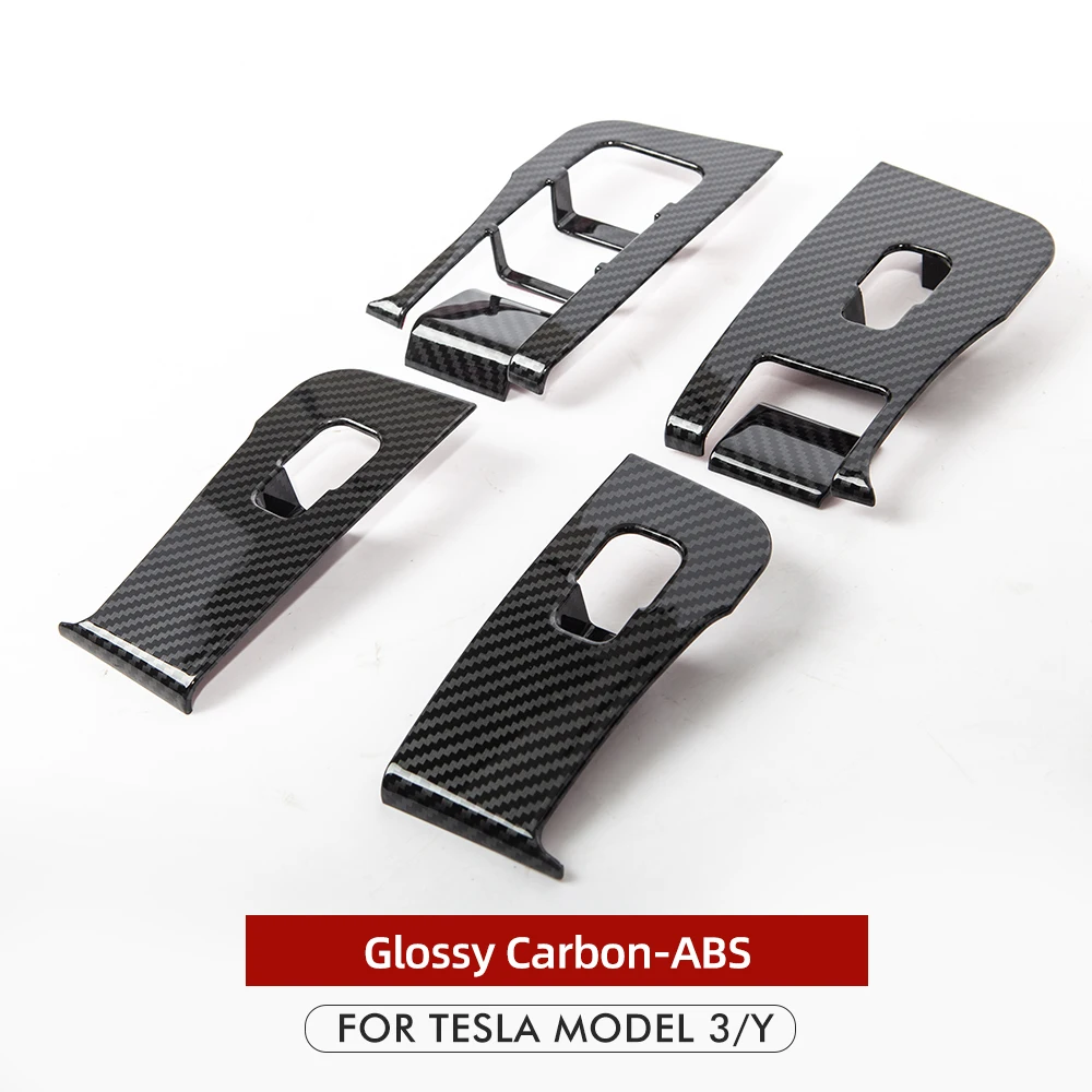 Чехол Heenvn для Tesla, модель 3 Защита для дверного замка, модель Y, углеродное волокно, АБС-пластик, аксессуары для Tesla, модель 3, модели 3, 2021 от AliExpress RU&CIS NEW