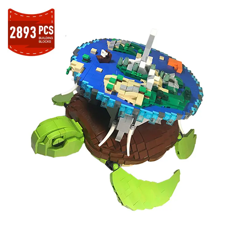

Animal Toys Discworlded Building Blocks Kits Ocean Sea Turtle Bricks Model Figures Constructor Educational Toys Kids Gifts