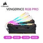 CORSAIR VENGEANCE RGB PRO 16 ГБ 32 ГБ DDR4 3000 3200 3600 МГц 1,35 в память для настольного ПК, ОЗУ для игрового ПК, черный