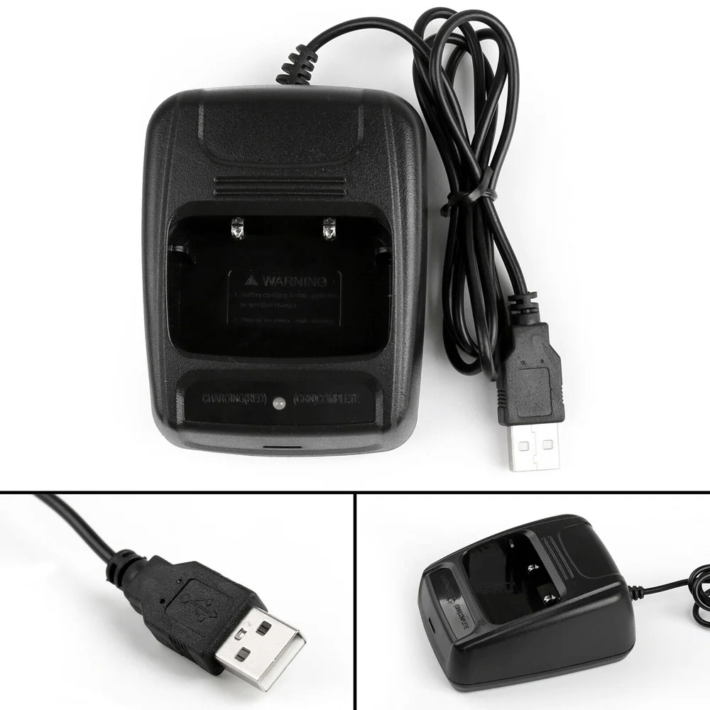Зарядное устройство USB для BaoFeng BF C1 H777 666S C Walkie Talkie абсолютно новое и высокое