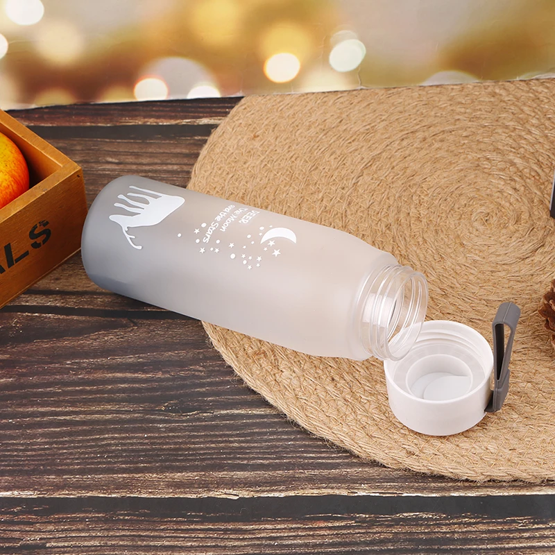 Бутылка для воды пластиковая 500 мл Спортивная герметичная Питьевая портативная