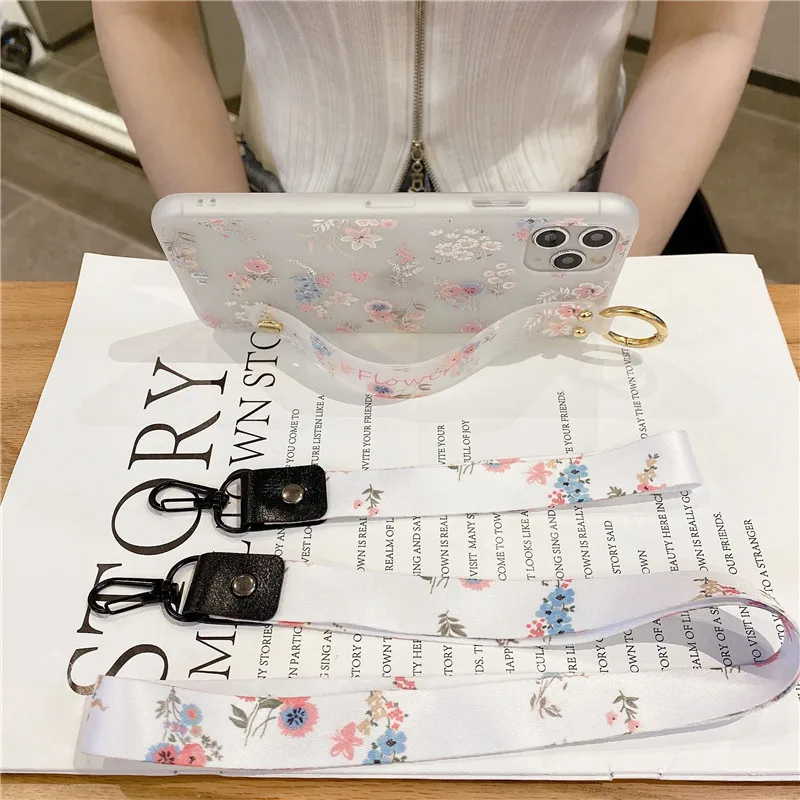 Чехол с ремешком на запястье для Samsung note 8 9 10 s8 s9 s10 S20 plus A10 A20 A30 A40 A50 A60 A70 A80 A90 чехол
