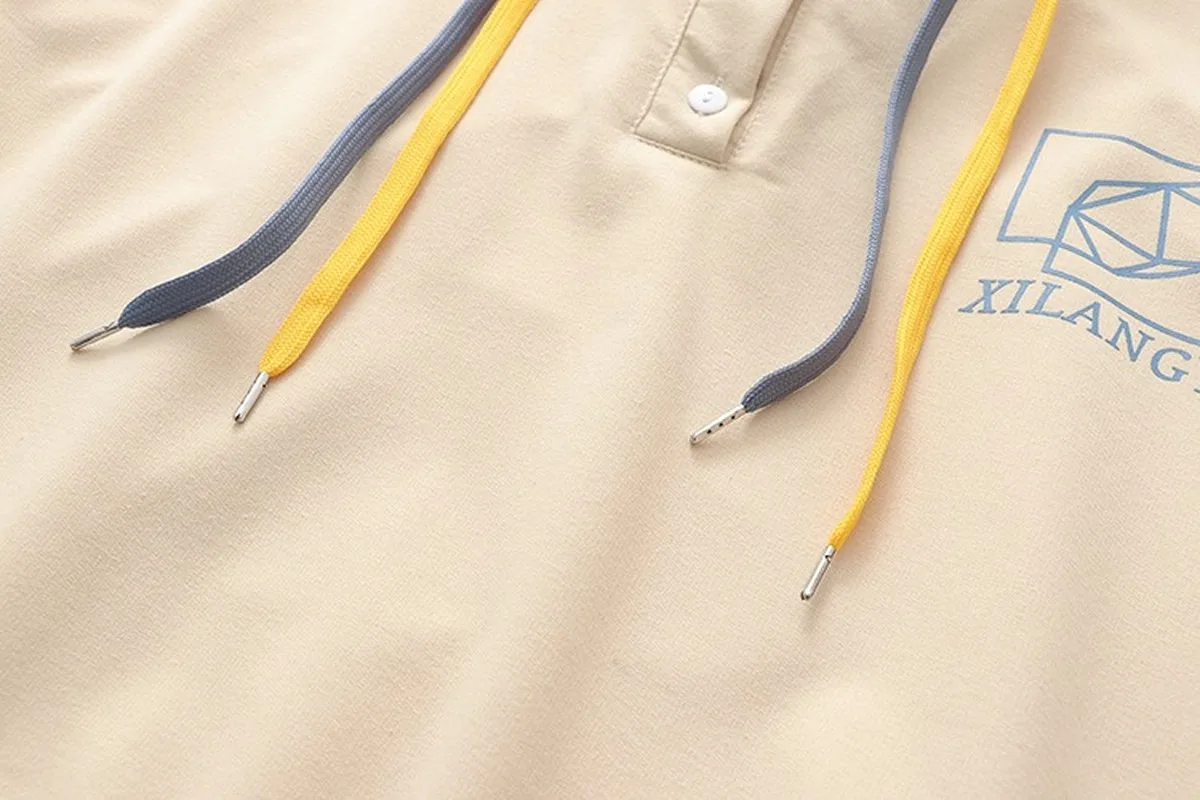 

Sweatshirts Women Autumn Japan Style Hooded Double Drawstring Drop Shoulder Loose Harajuku All-match Hoodies for Student 2020