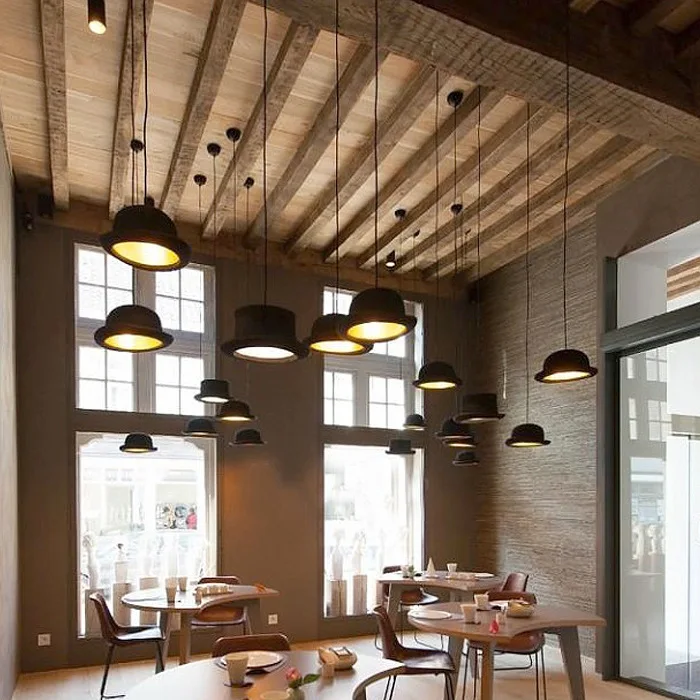 Скандинавская Подвесная лампа светильник деревянное домашнее украшение E27