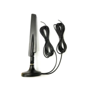 4g lte antenna 18dbi with 2x 3m cables extension ts9 connector for 3g modem e3131 e586 e589 mf80 free global shipping