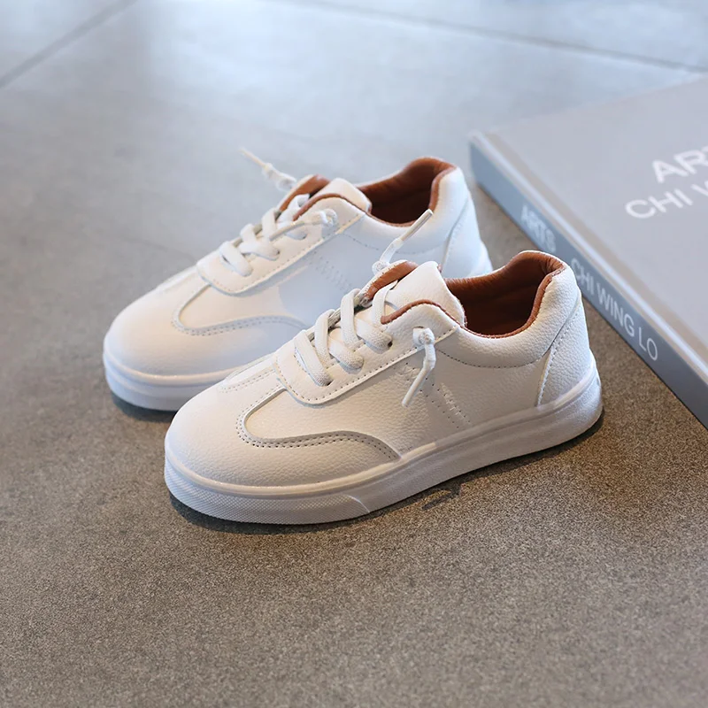 

Girls Sneakers Fashion Kids Shoes Spring Trend Casual Sport Shoes for Big Gilrs Comfort White Vulcanized Platform Shoes 4-12Y