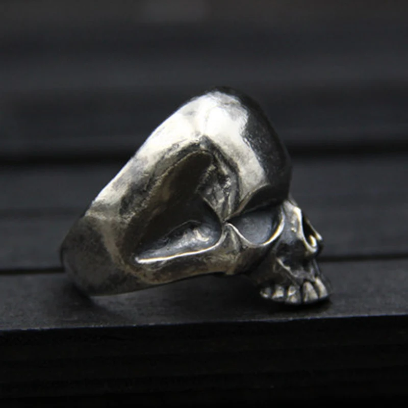 Крутые кольца из стерлингового серебра S925 для мужчин Трендовое гладкое кольцо