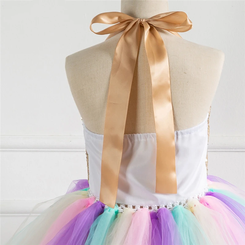 Костюм единорога для девочек косплей костюм на Хэллоуин детей день рождения