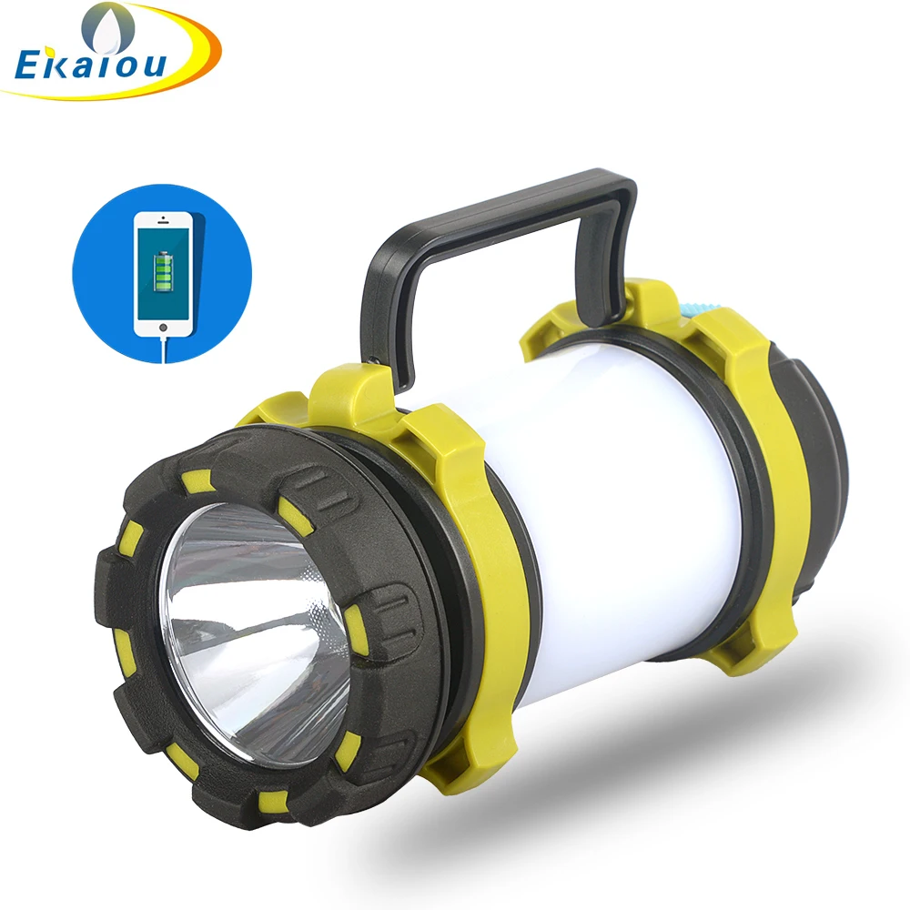 

Новый светодиодный светильник для кемпинга портативный T6 флэш-светильник USB зарядка Многофункциональный наружный тент светильник s светод...