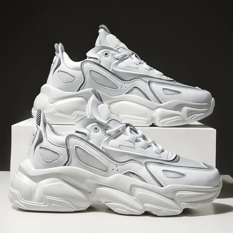 

2021 New Men's Sports and Leisure Shoes Men's Running Shoes Platform Shoes Sports Shoes Men